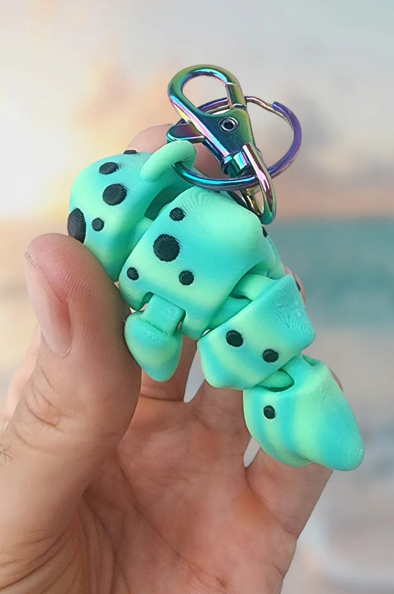 Whale Shark Keychain - Articulated Keychain