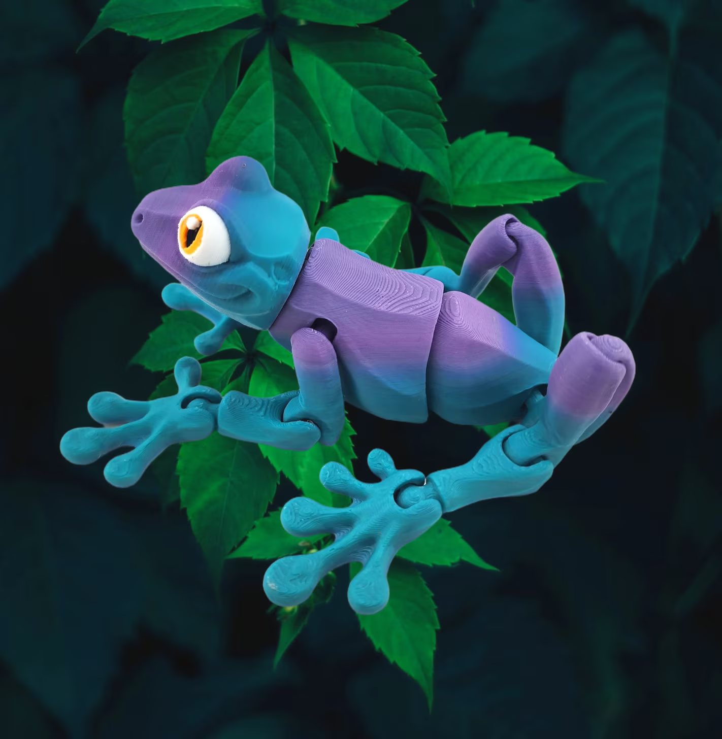 2 Pack - Tree Frog Articulated Toy