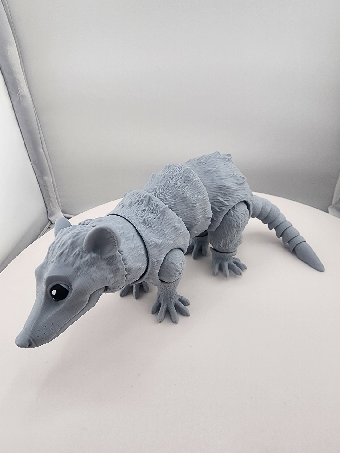 Adorable Opossum Toy, 3D Printed, Articulated, Fidget Toy, Great Gift, Customizable Colors