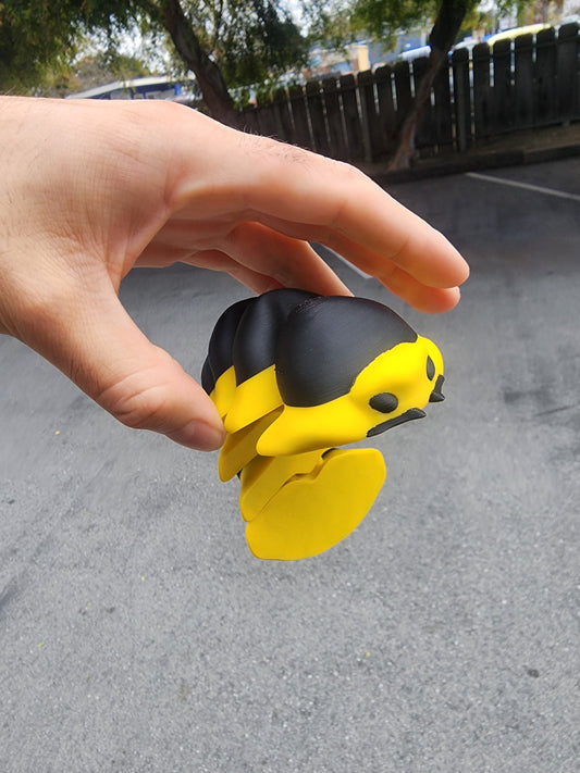 Rubber Ducky Isopod Toy - 3D Printed, Full Color - Fun Gift - Unique - Articulated - Fidget Toy, Handmade