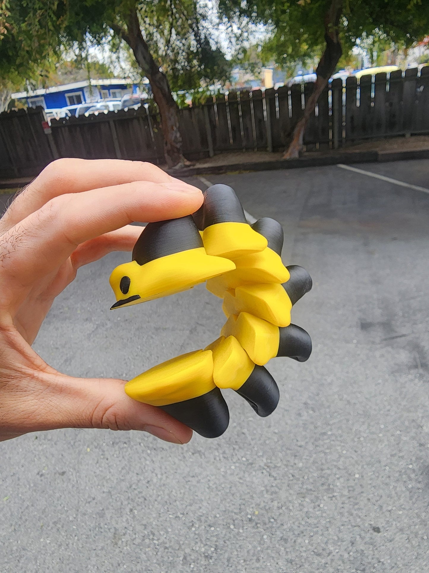 Rubber Ducky Isopod Toy - 3D Printed, Full Color - Fun Gift - Unique - Articulated - Fidget Toy, Handmade