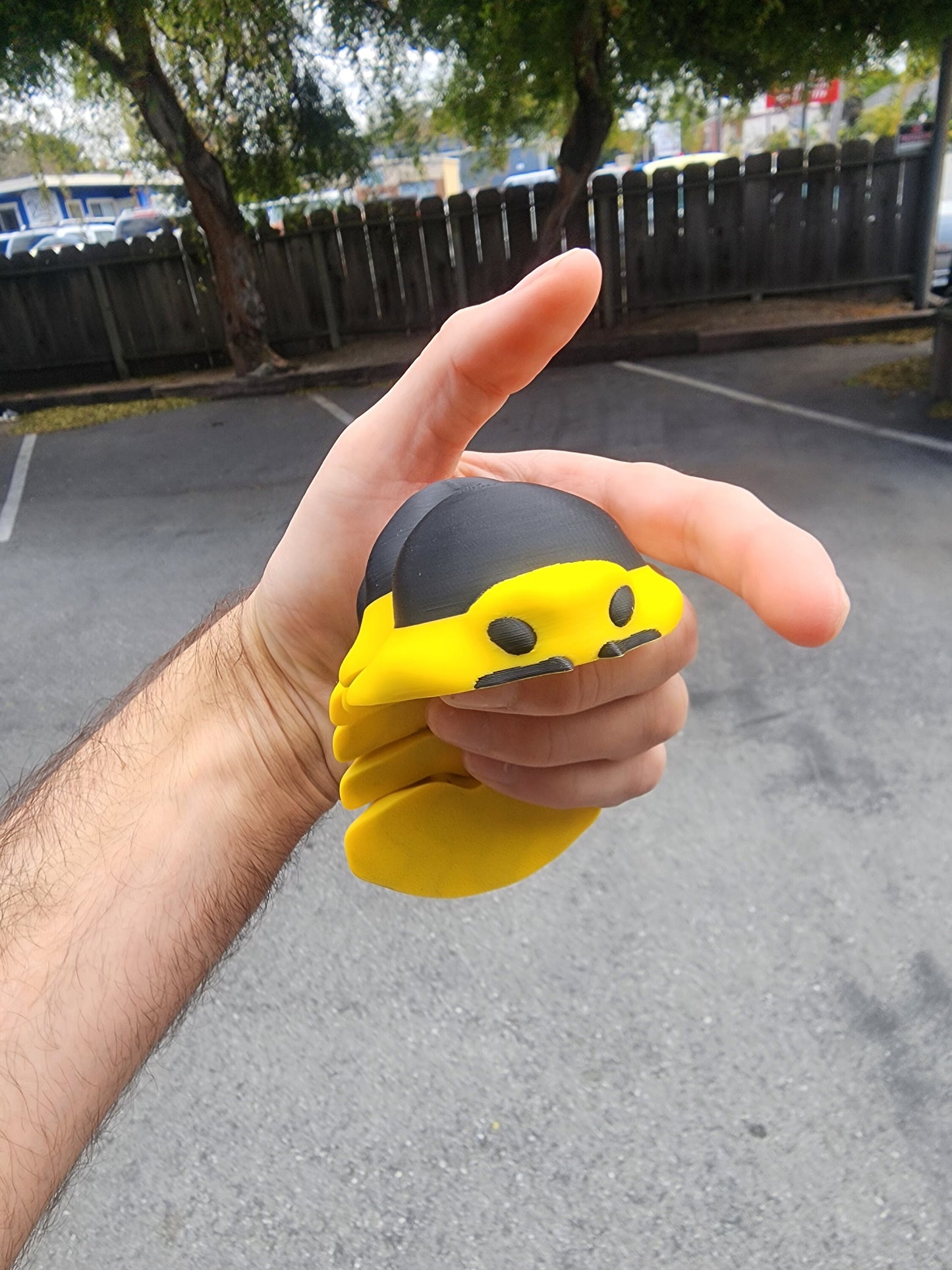 Rubber Ducky Isopod Toy - 3D Printed, Full Color - Fun Gift - Unique - Articulated - Fidget Toy, Handmade