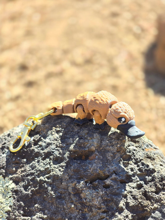 Platypus Articulated Keychain!  - Handmade - Fidget Toy - Cool Gift Idea