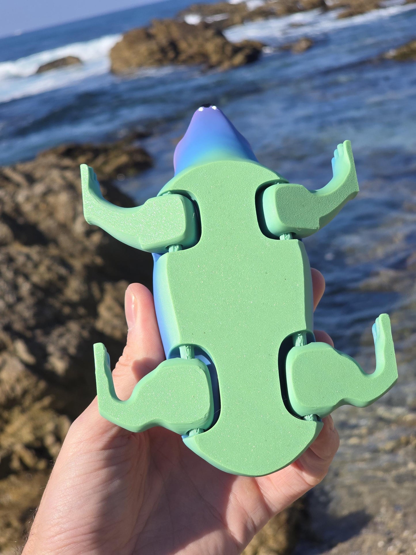 Rock Hyrax Toy  - 3D Printed, Full Color - Fun Gift - Key Buddies - Unique Item - Articulated - Fidget Toy, Handmade