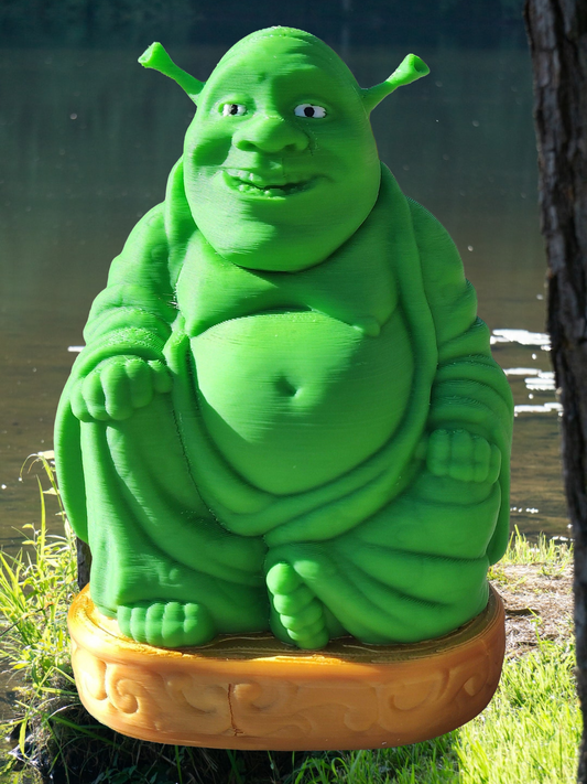 Shrek Buddha Multicolor 3D print