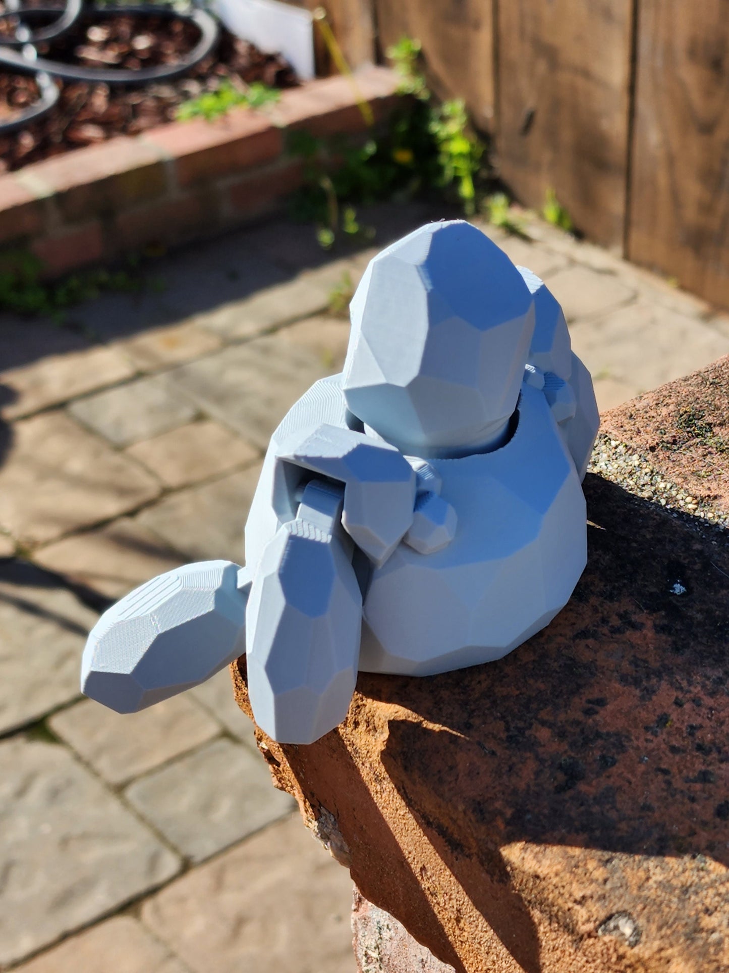 3D Printed Rock Golem - Articulated Fidget Toy