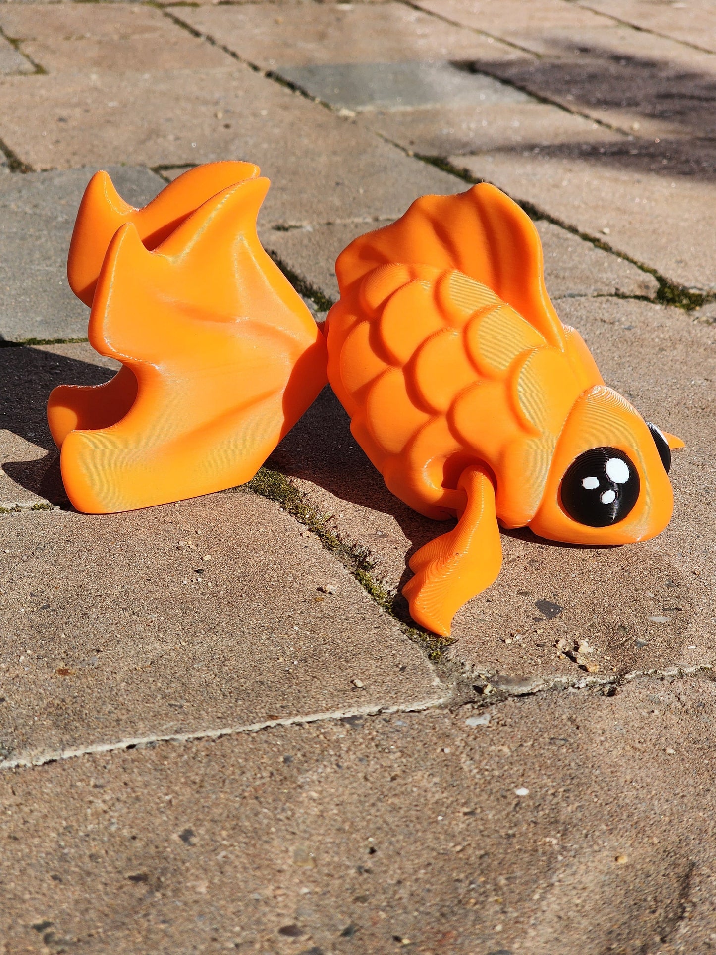 3D Printed Gold Fish - Articulated Fidget Toy