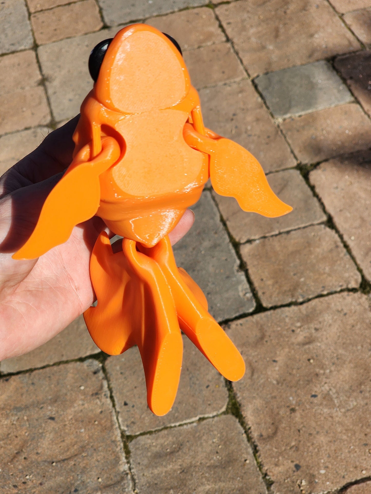 3D Printed Gold Fish - Articulated Fidget Toy