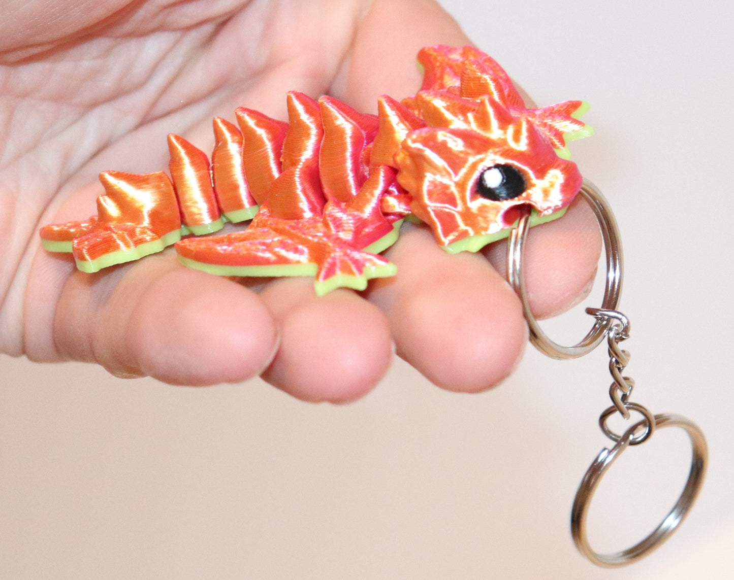 Dragon Keychain 3 Pack - Articulated Keychain