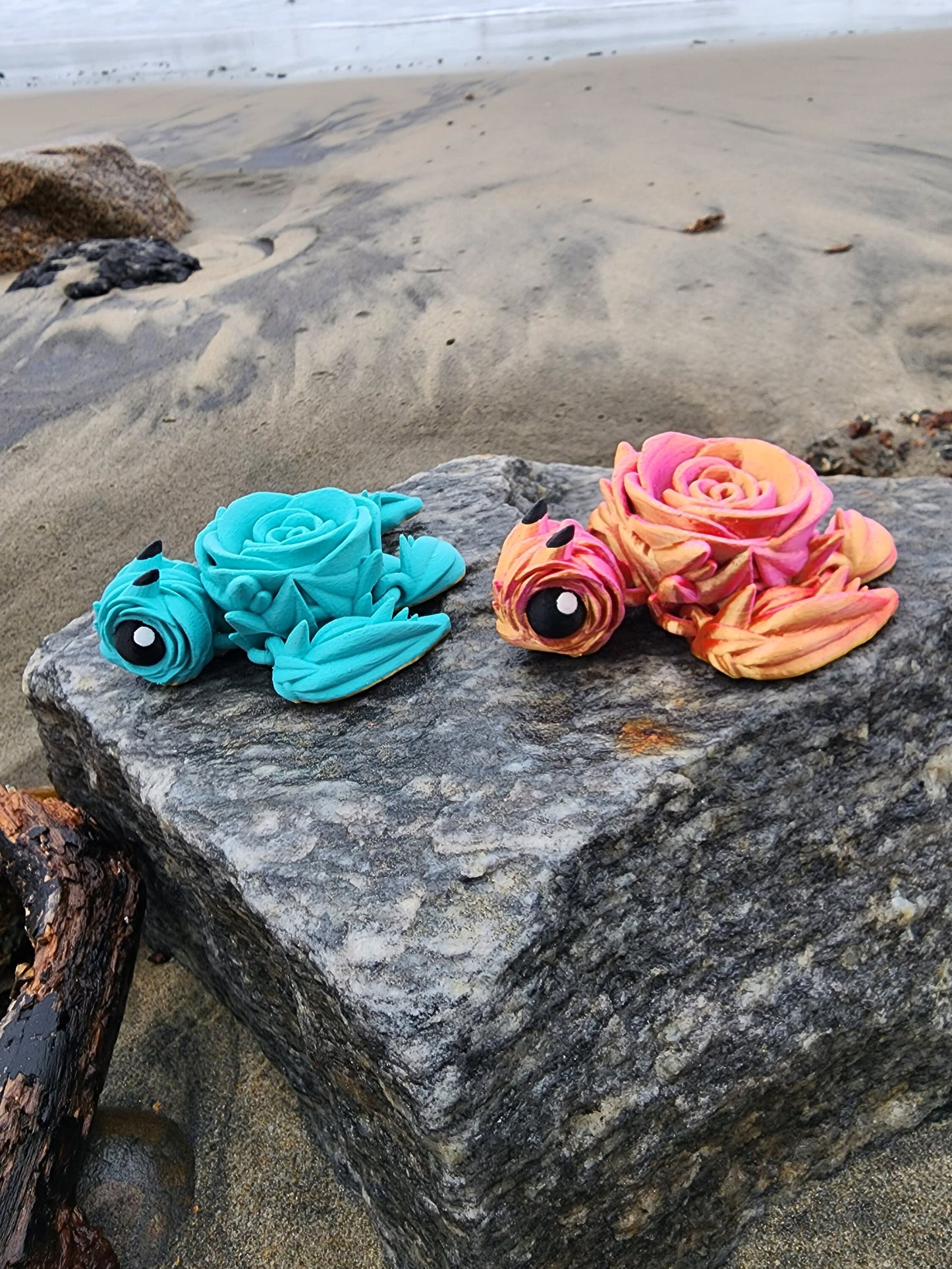 Rose Turtle - Articulated Fidget Toy