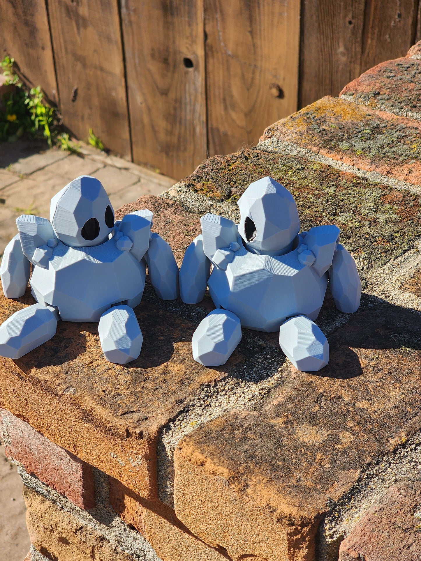 3D Printed Rock Golem - Articulated Fidget Toy