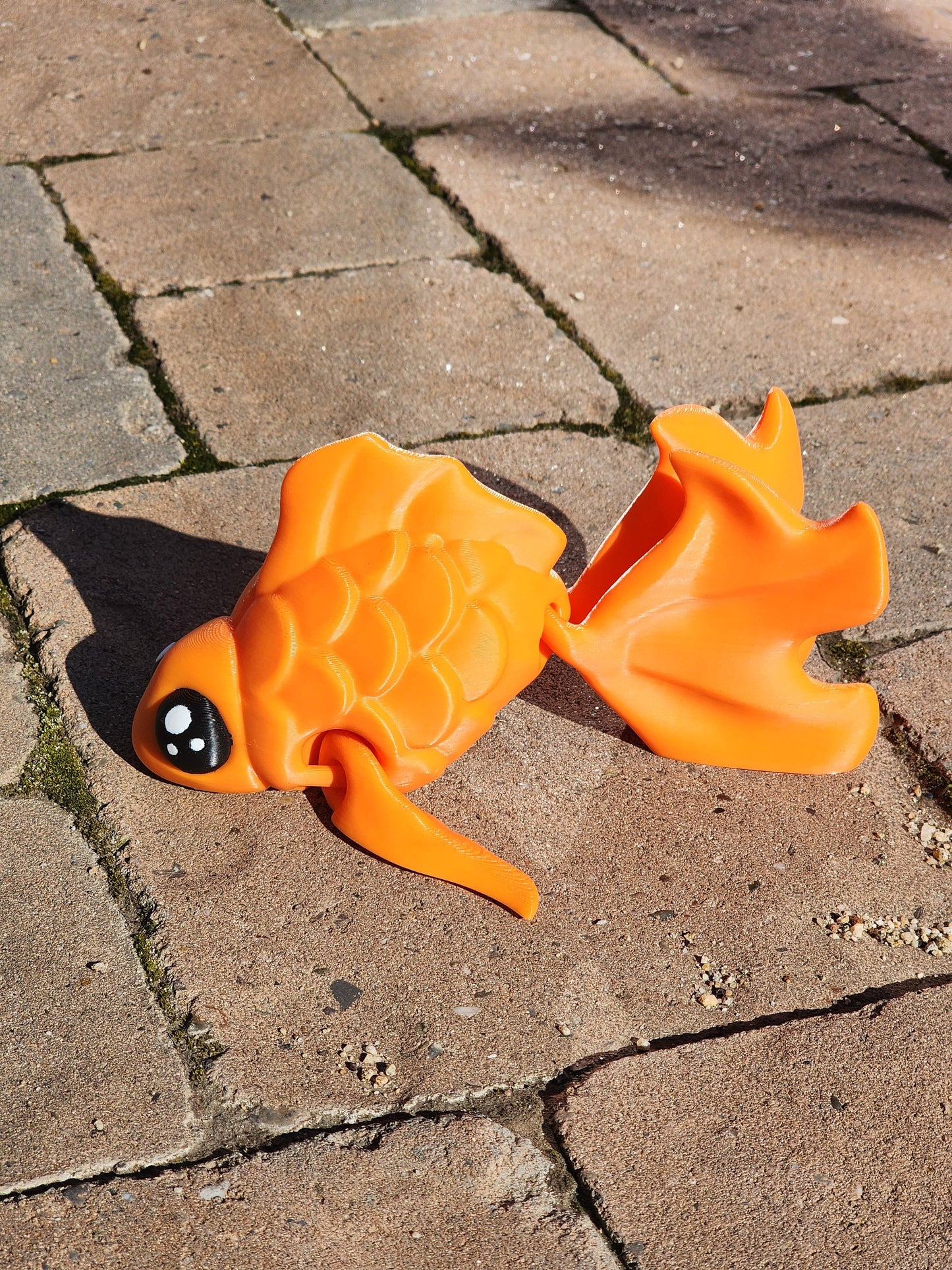 3D Printed Gold Fish - Articulated Fidget Toy