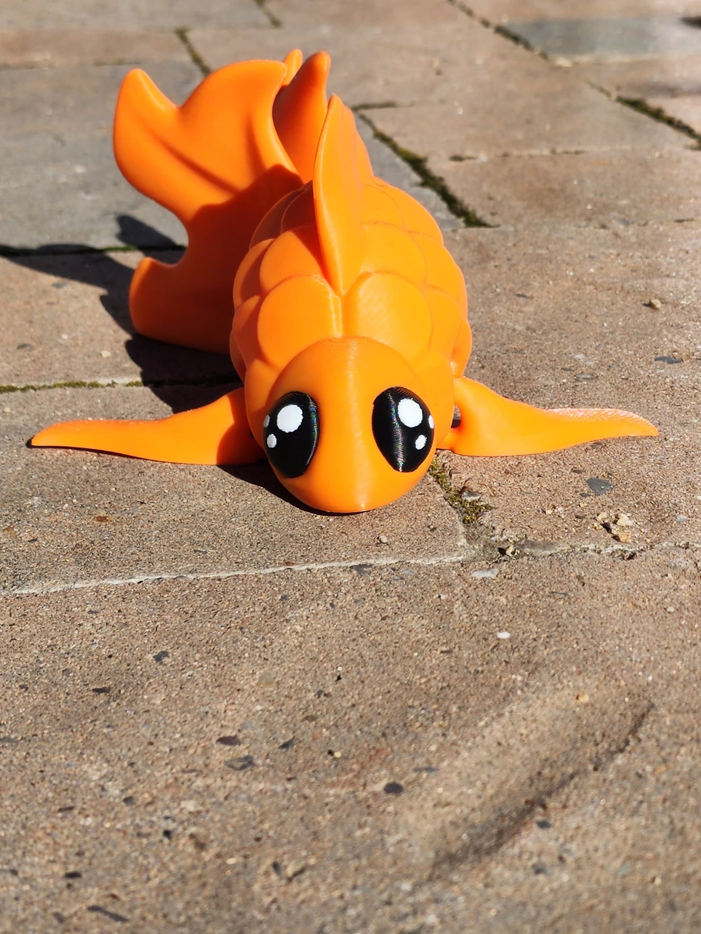 3D Printed Gold Fish - Articulated Fidget Toy