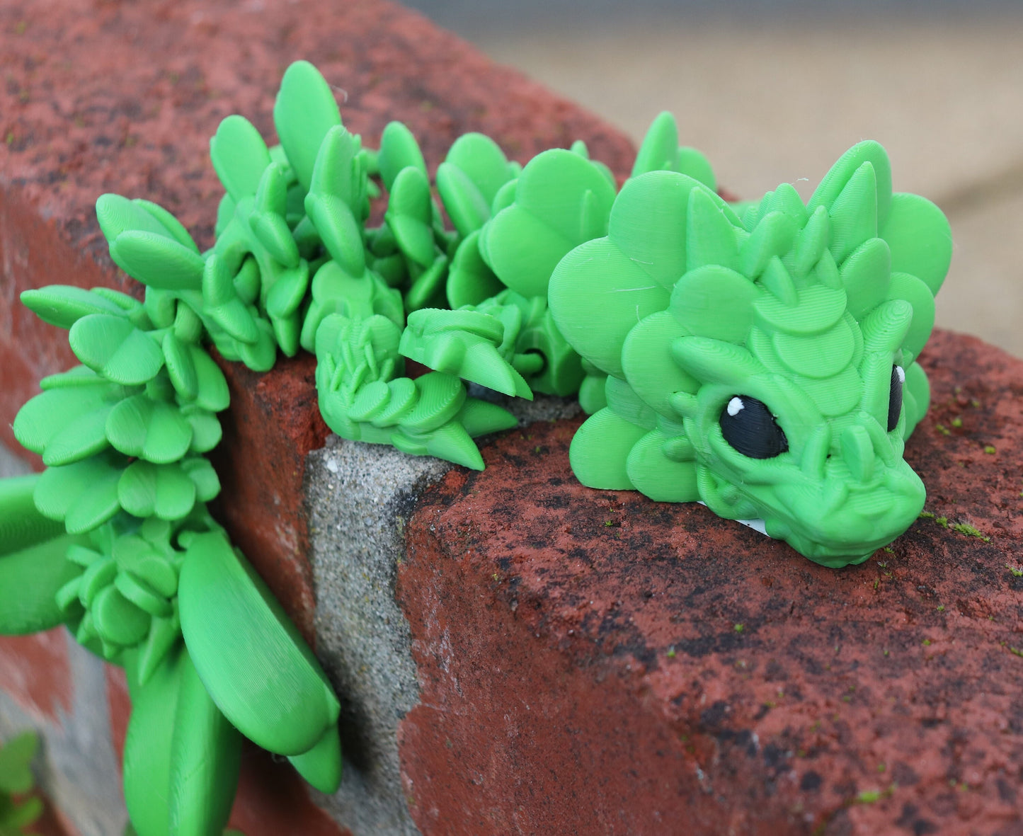 Baby Lucky Clover Dragon - Articulated Fidget Toy