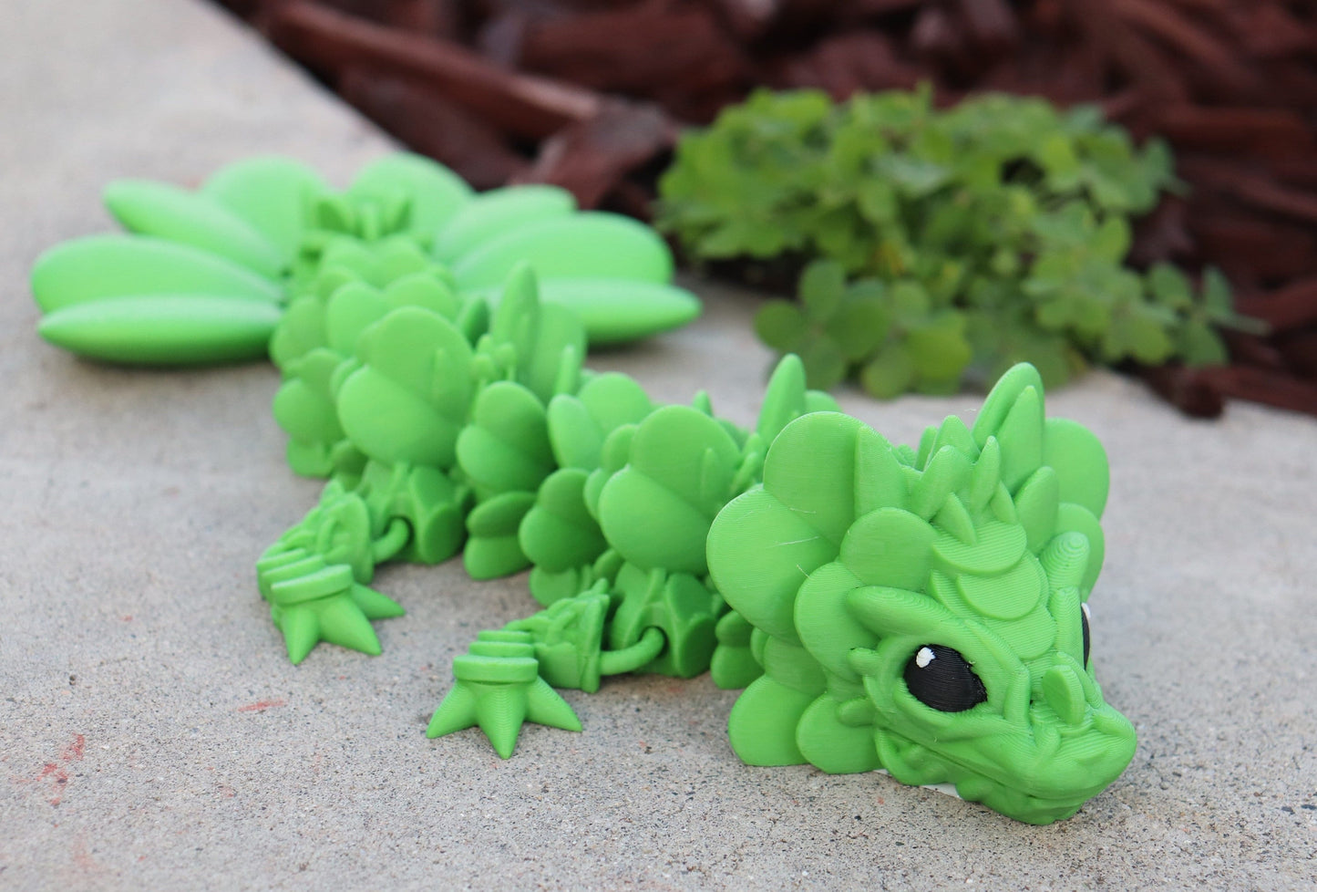 Baby Lucky Clover Dragon - Articulated Fidget Toy