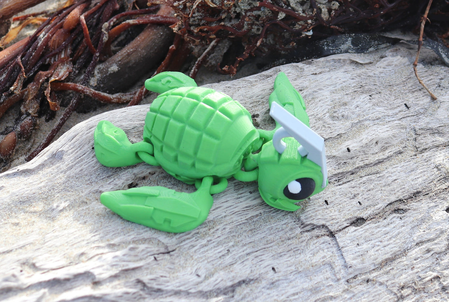 Grenade Turtle - Articulated Fidget Toy