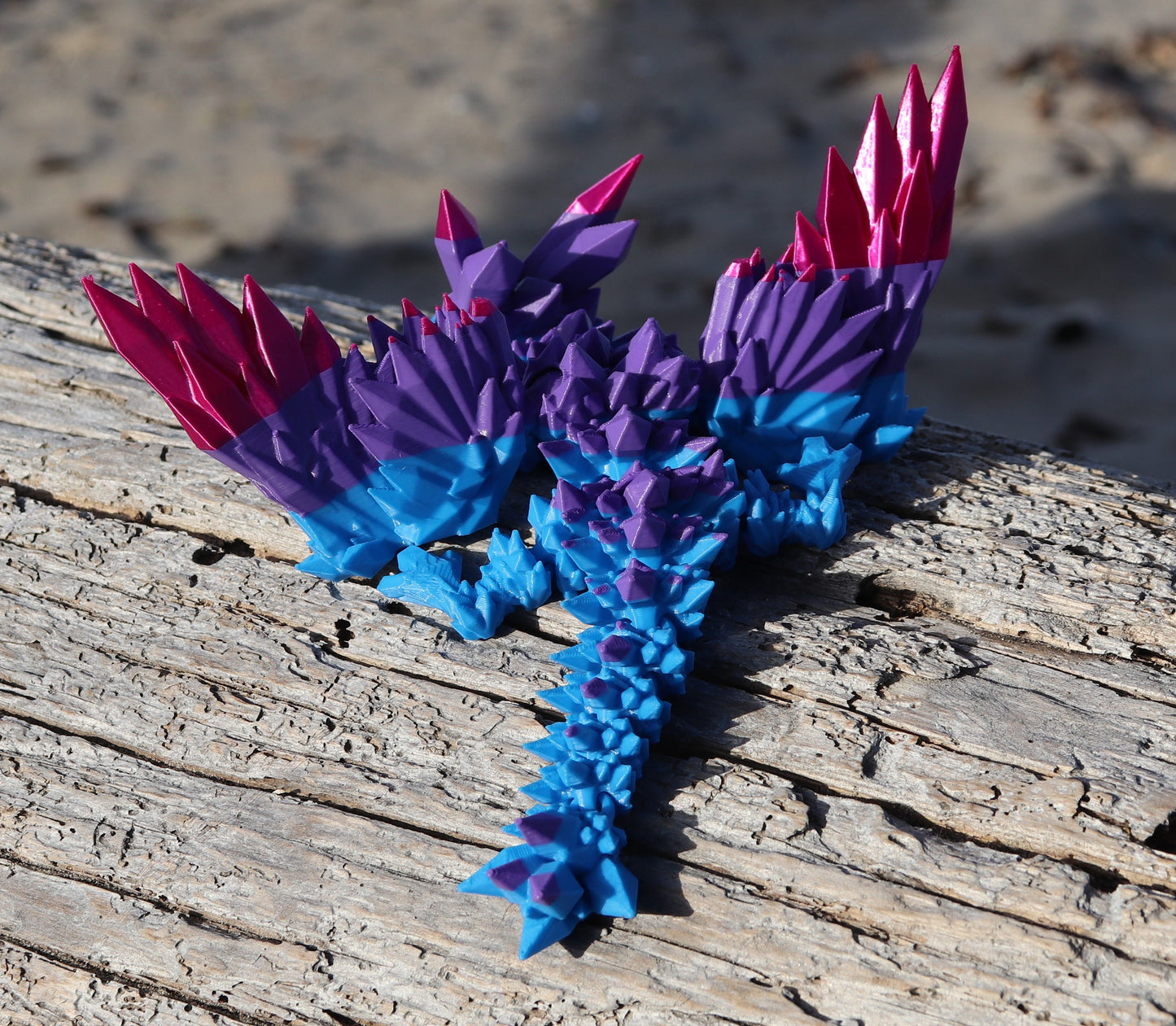 Pride Dragons, Rainbow, Bi, Trans, Articulated, Fidget Toy