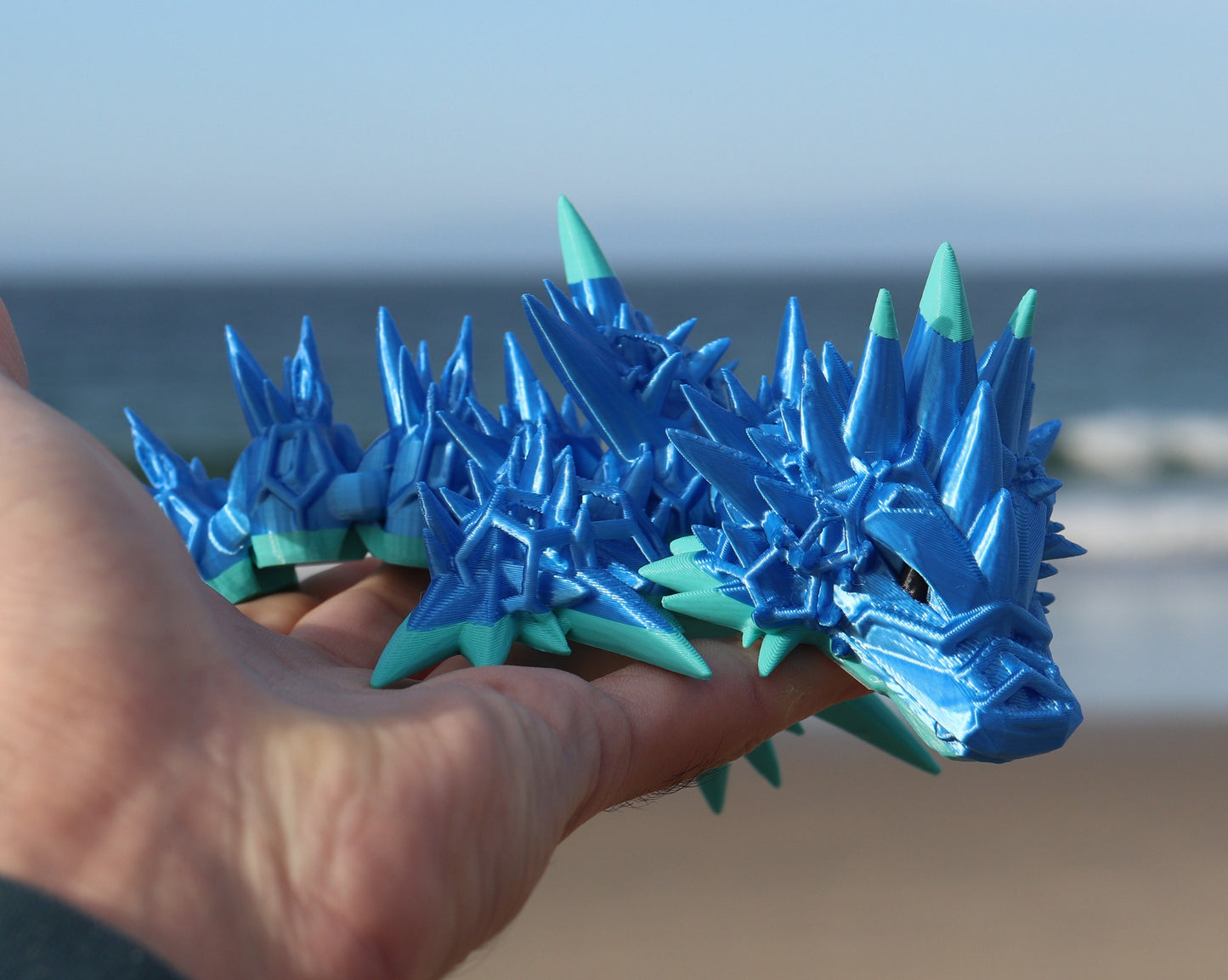 Large Sea Serpent Dragon - Articulated Fidget Toy