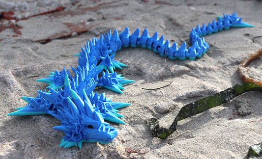 Large Sea Serpent Dragon - Articulated Fidget Toy