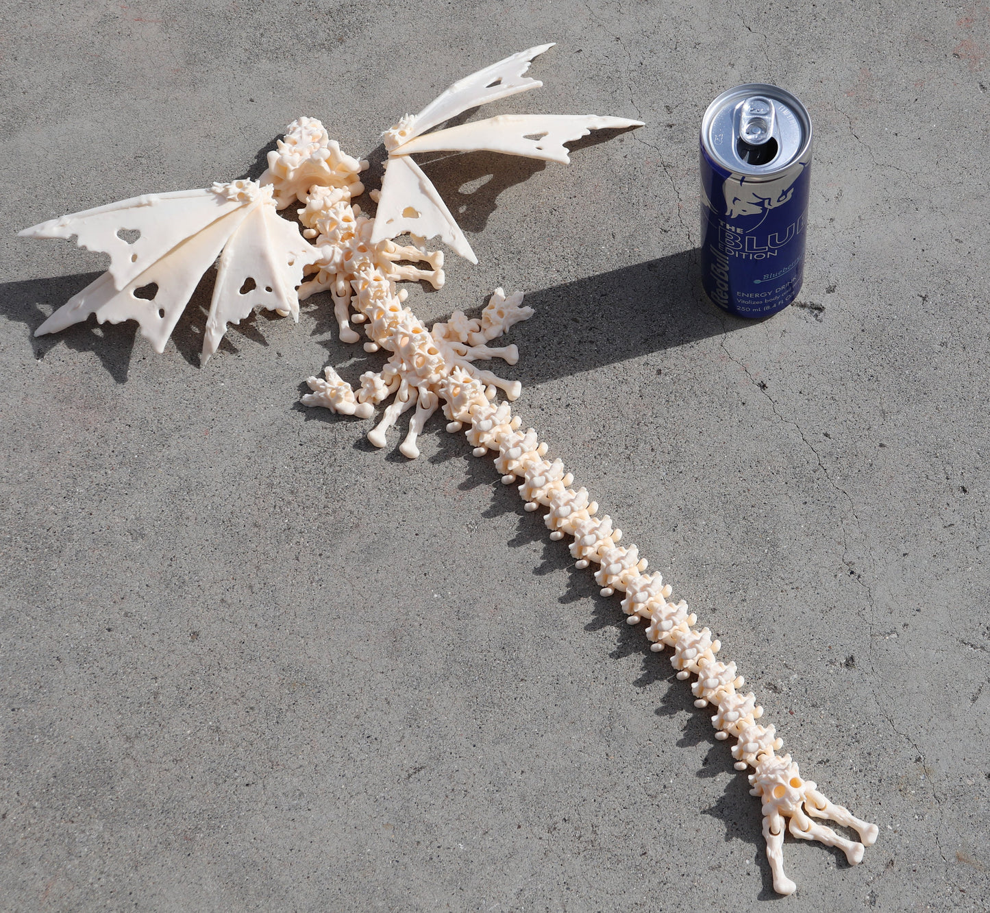 Large Winged Bone Dragon - Articulated Fidget Toy