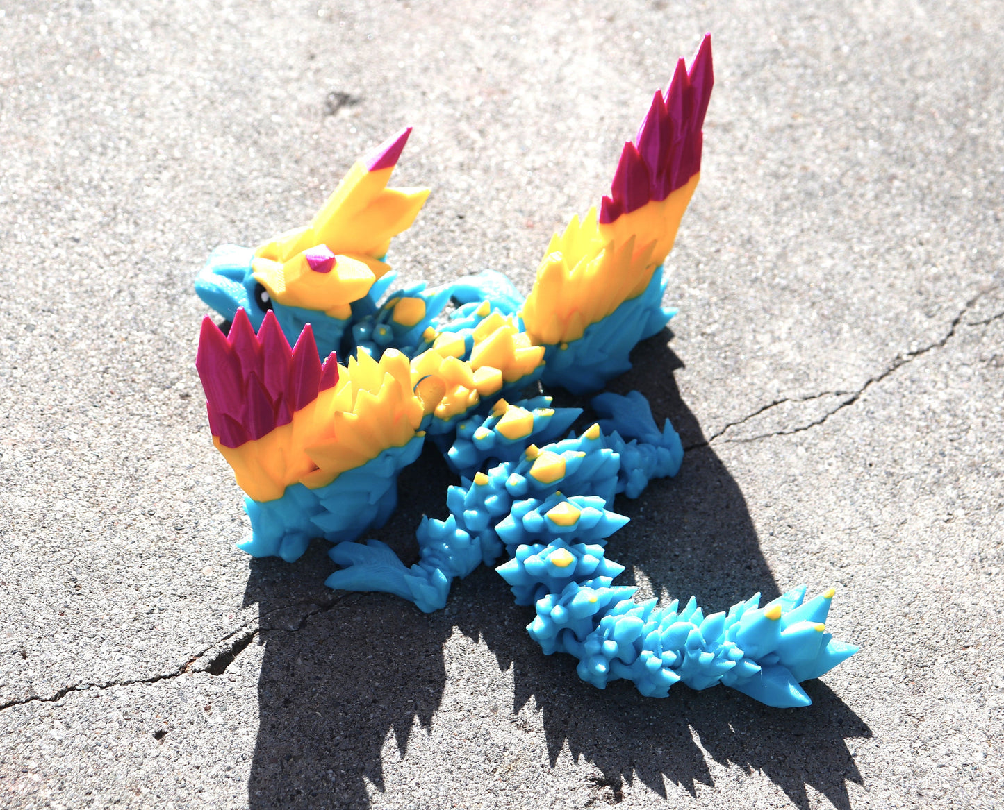 Pride Dragons, Asexual, Pansexual, Non-Binary, Articulated, Fidget Toy