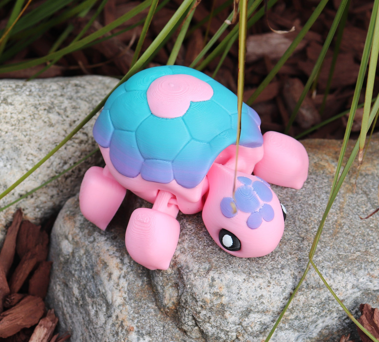 Heart Turtle, Amazing Colors - Articulated Fidget Toy