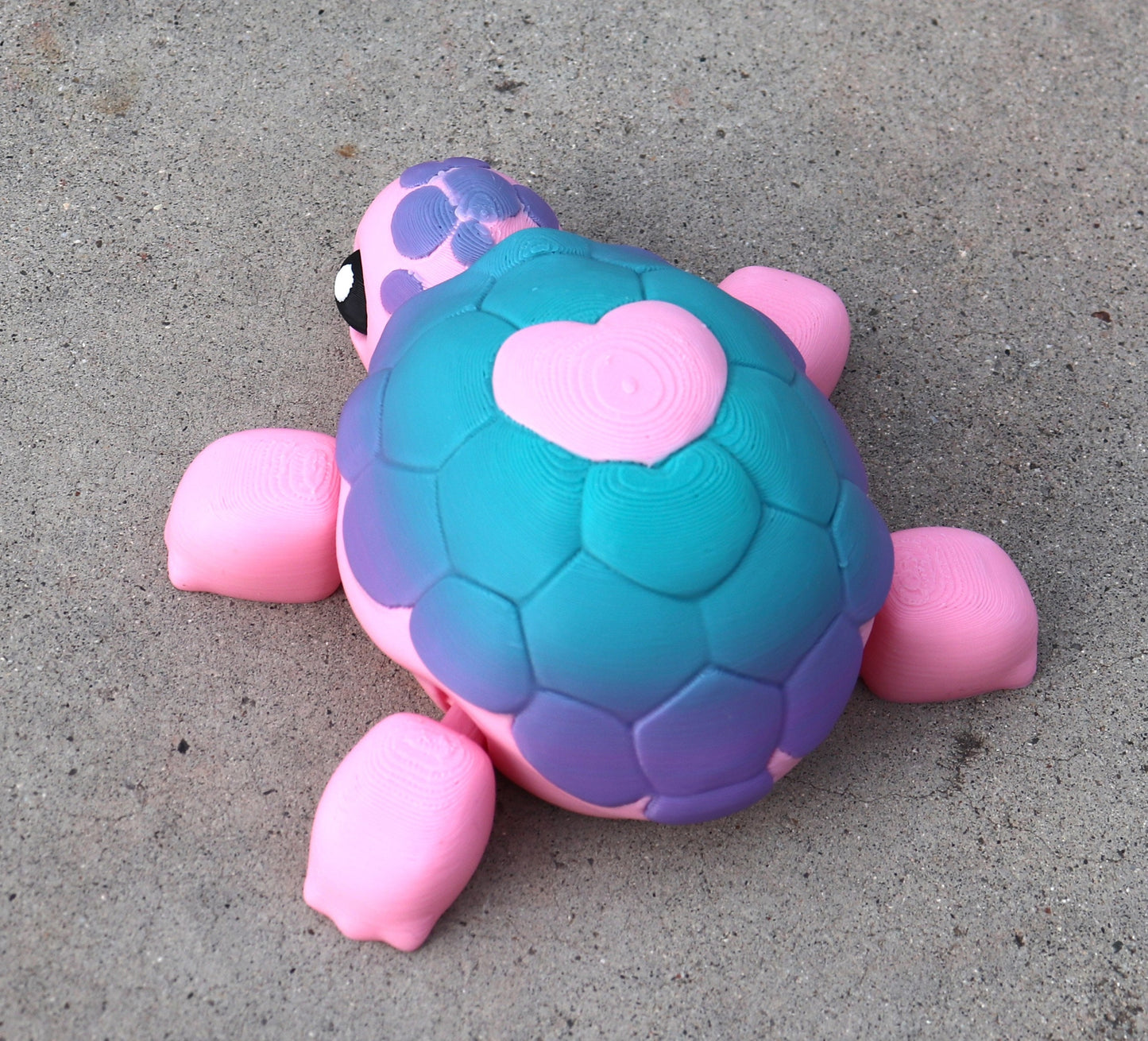 Heart Turtle, Amazing Colors - Articulated Fidget Toy