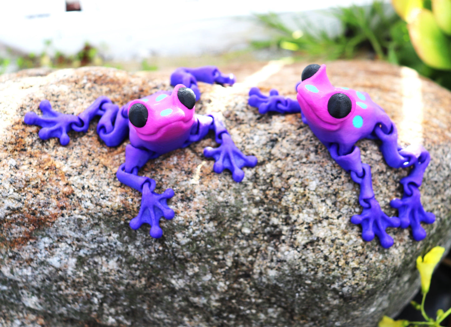 Poison Dart Frog Toy (3 PACK) - Articulated Toy