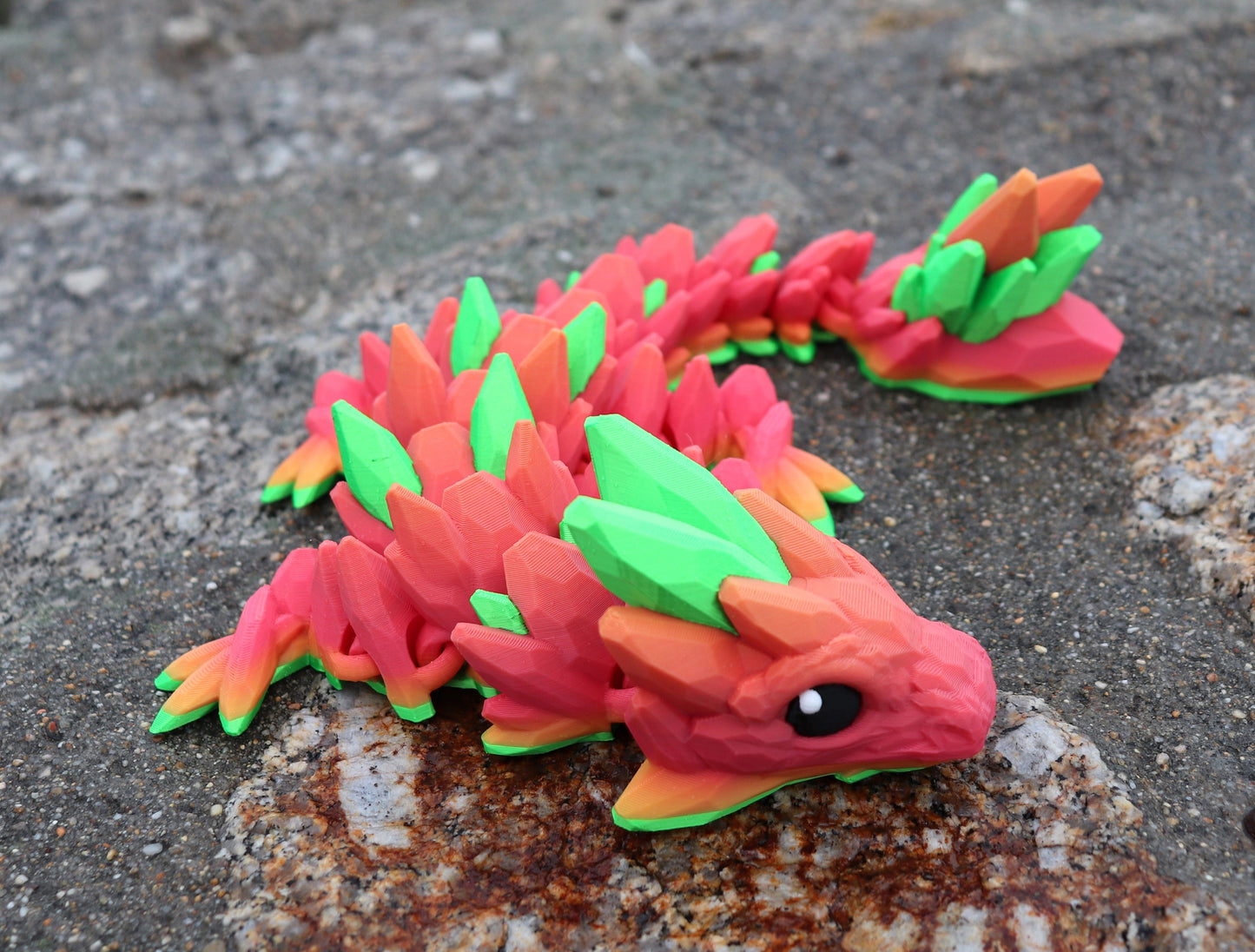 Baby Gemstone Dragon - Articulated Fidget Toy