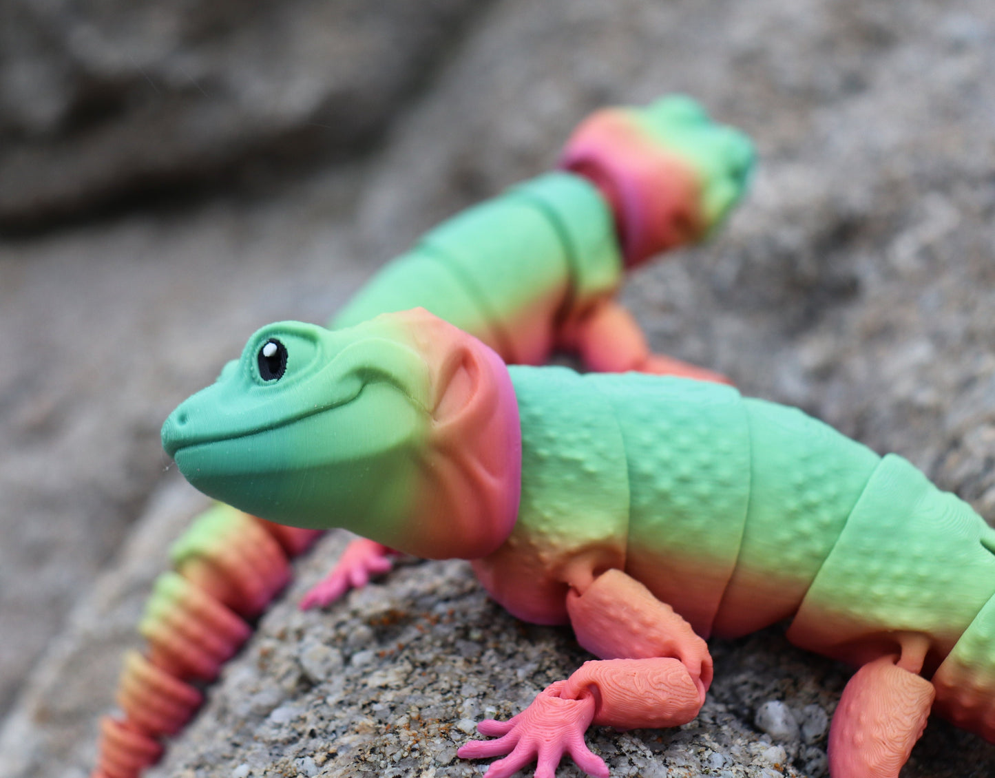 Large Leopard Gecko - Articulated Toy