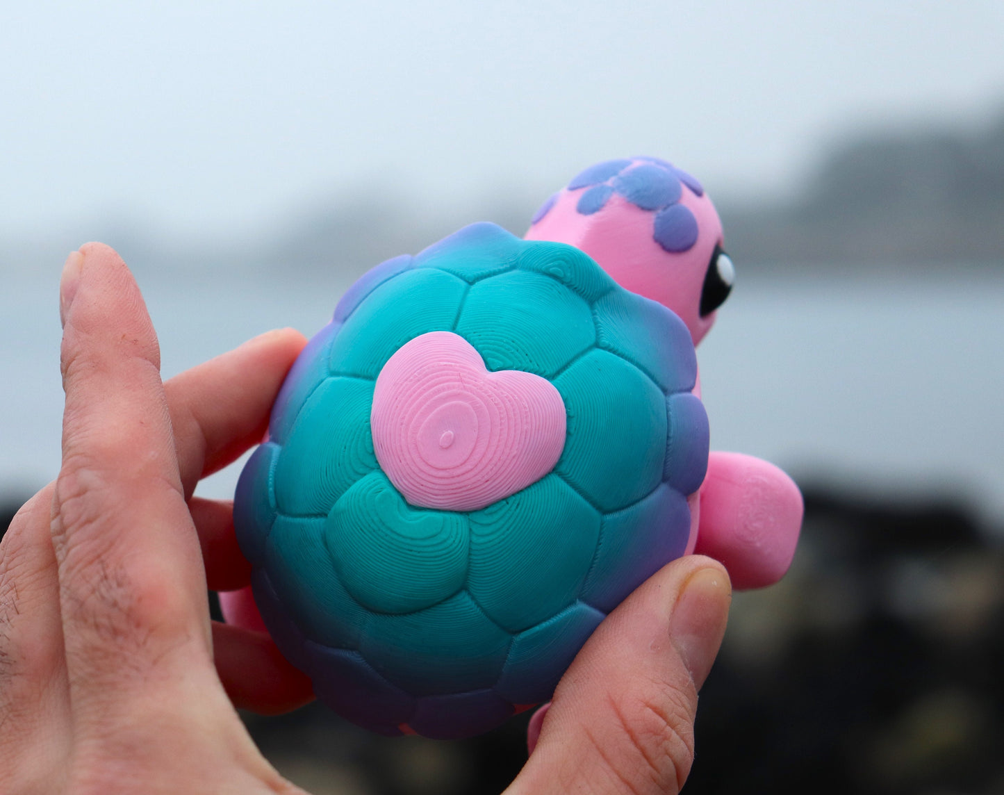 Heart Turtle, Amazing Colors - Articulated Fidget Toy