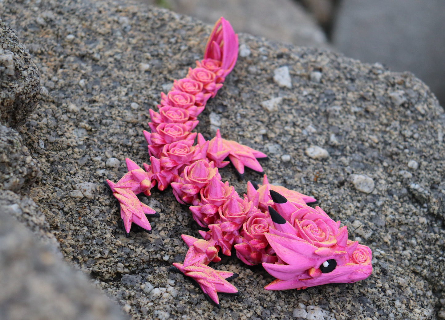 Baby Rose Dragon - Articulated Fidget Toy