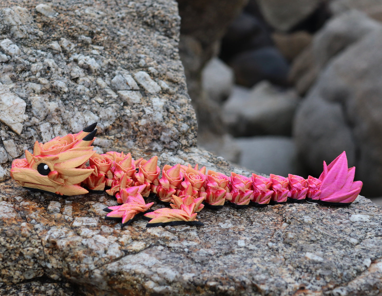 Baby Rose Dragon - Articulated Fidget Toy