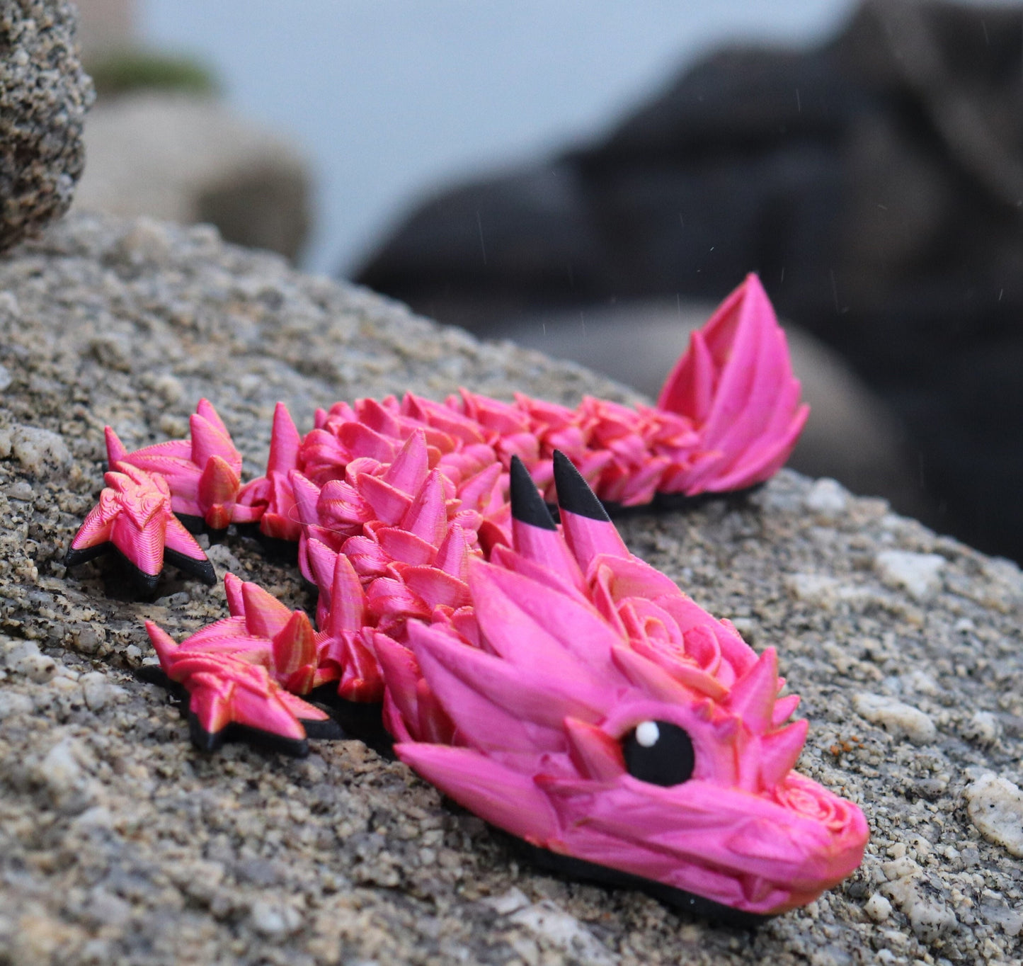 Baby Rose Dragon - Articulated Fidget Toy