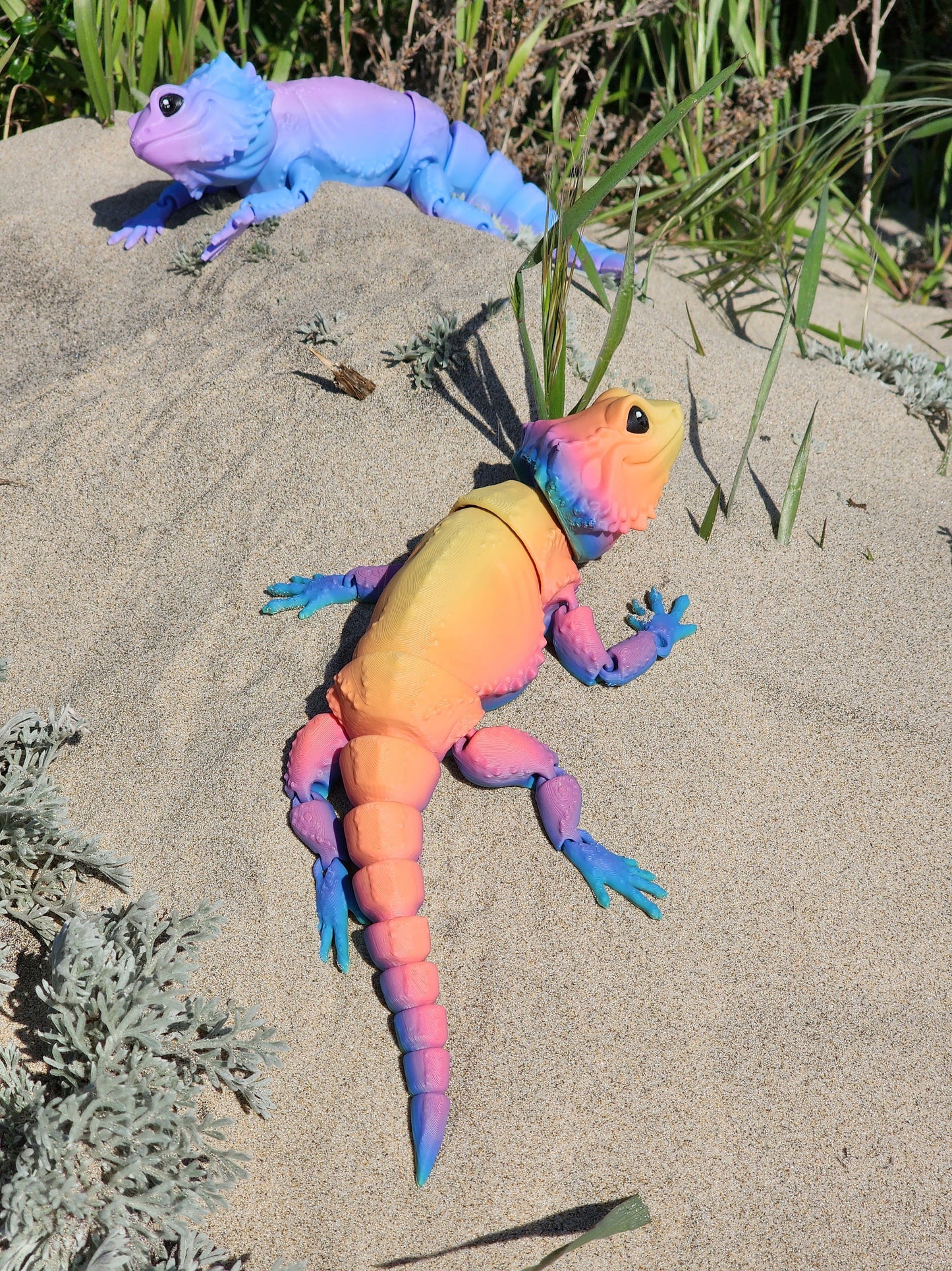 Life Size Bearded Dragon Articulated Toy