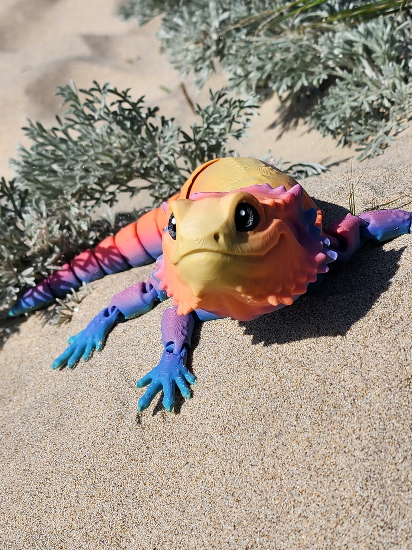 Life Size Bearded Dragon Articulated Toy