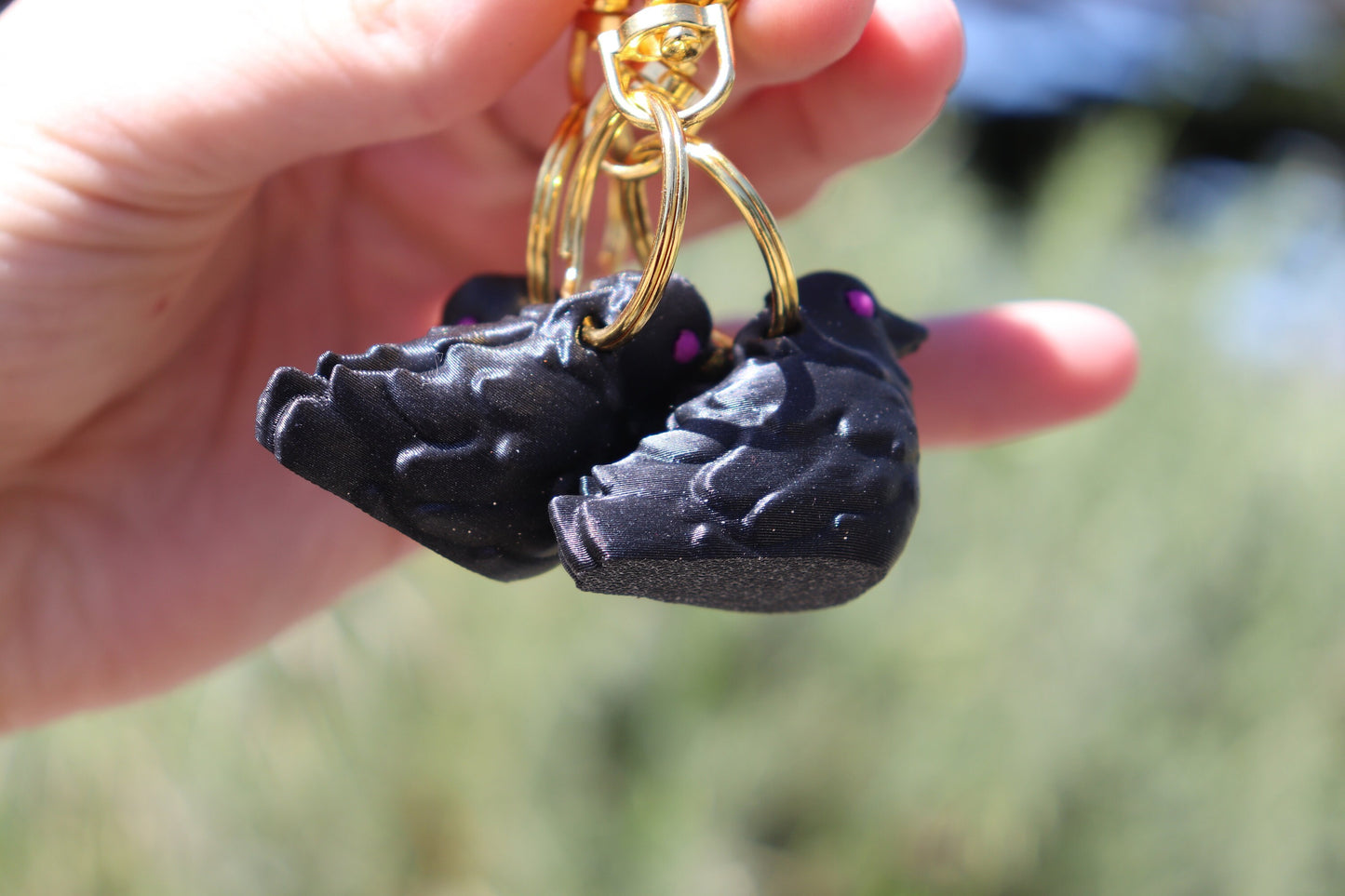 Raven Keychain 3 Pack - Articulated Keychain