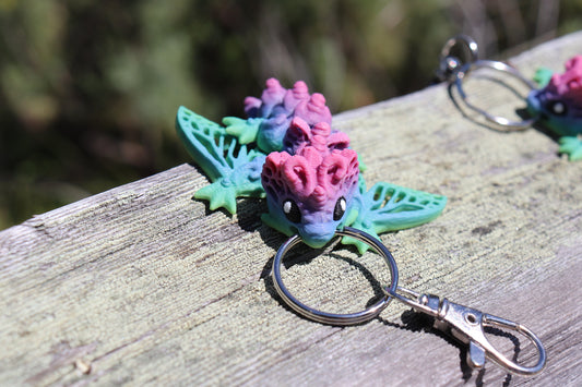 Butterfly Dragon Keychain 3 Pack - Articulated Keychain