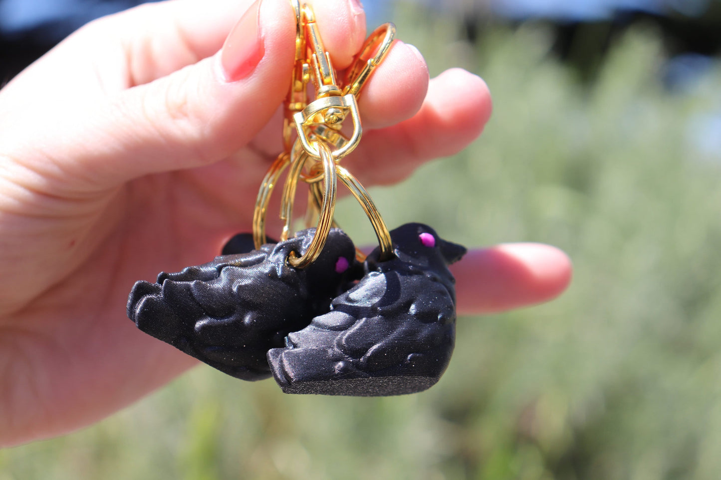 Raven Keychain 3 Pack - Articulated Keychain