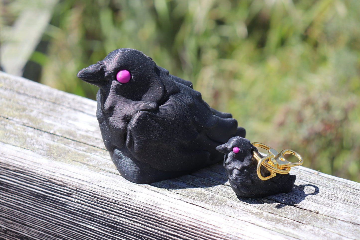 Raven Keychain 3 Pack - Articulated Keychain