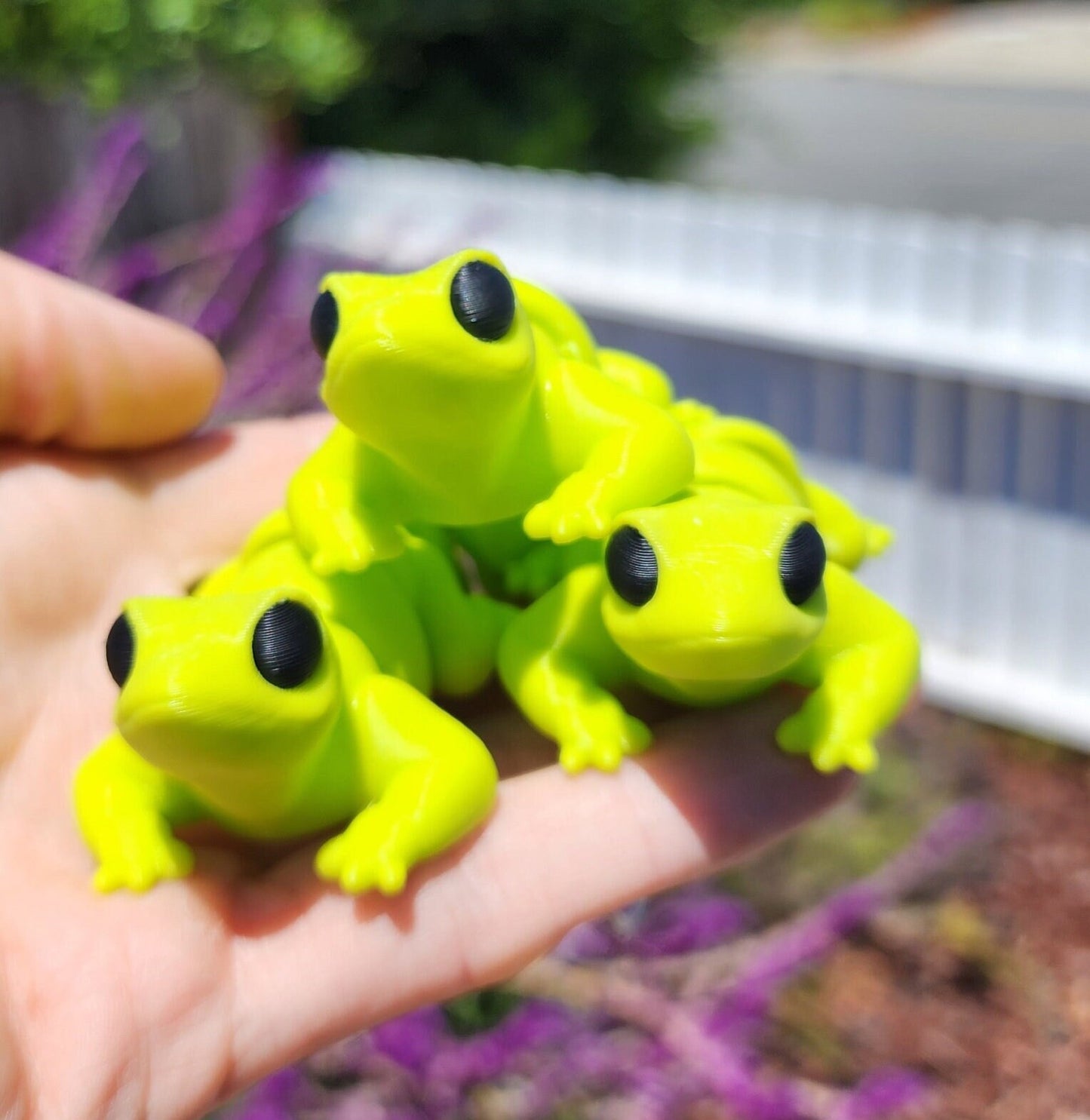 Baby Lizard Keychain 3 Pack - Articulated Fidget Toy