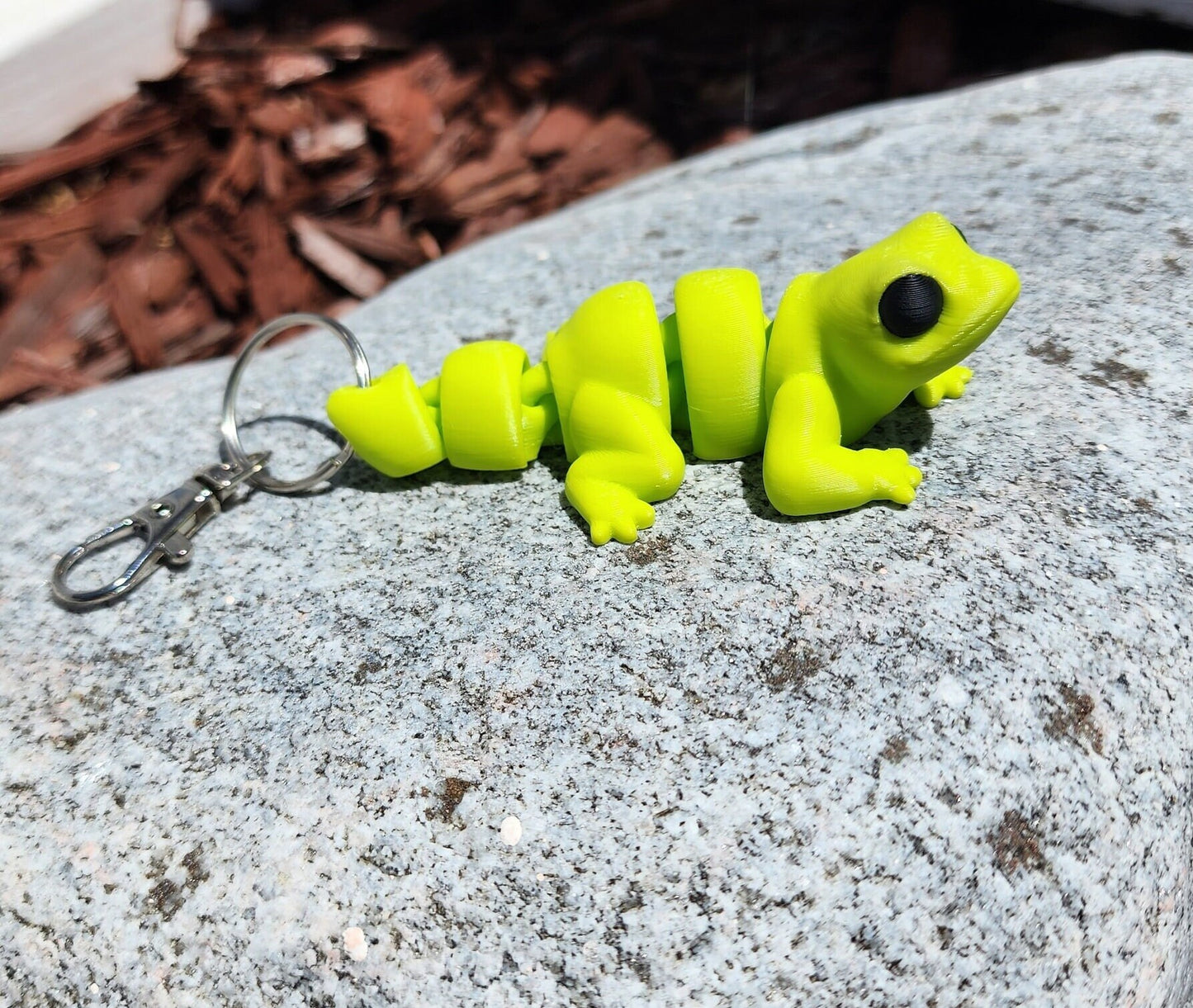 Baby Lizard Keychain 3 Pack - Articulated Fidget Toy