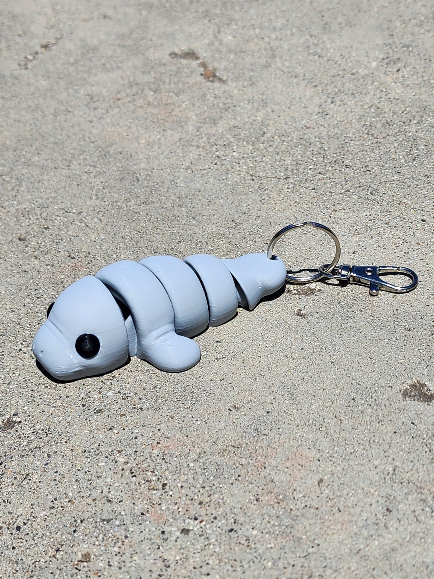 Manatee Keychain 3 Pack - Articulated Keychain