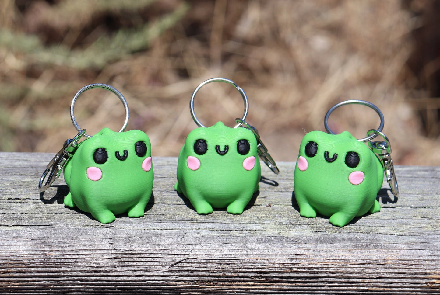 Butt Frog Keychain 3 Pack