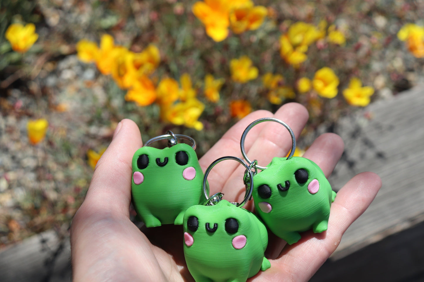 Butt Frog Keychain 3 Pack