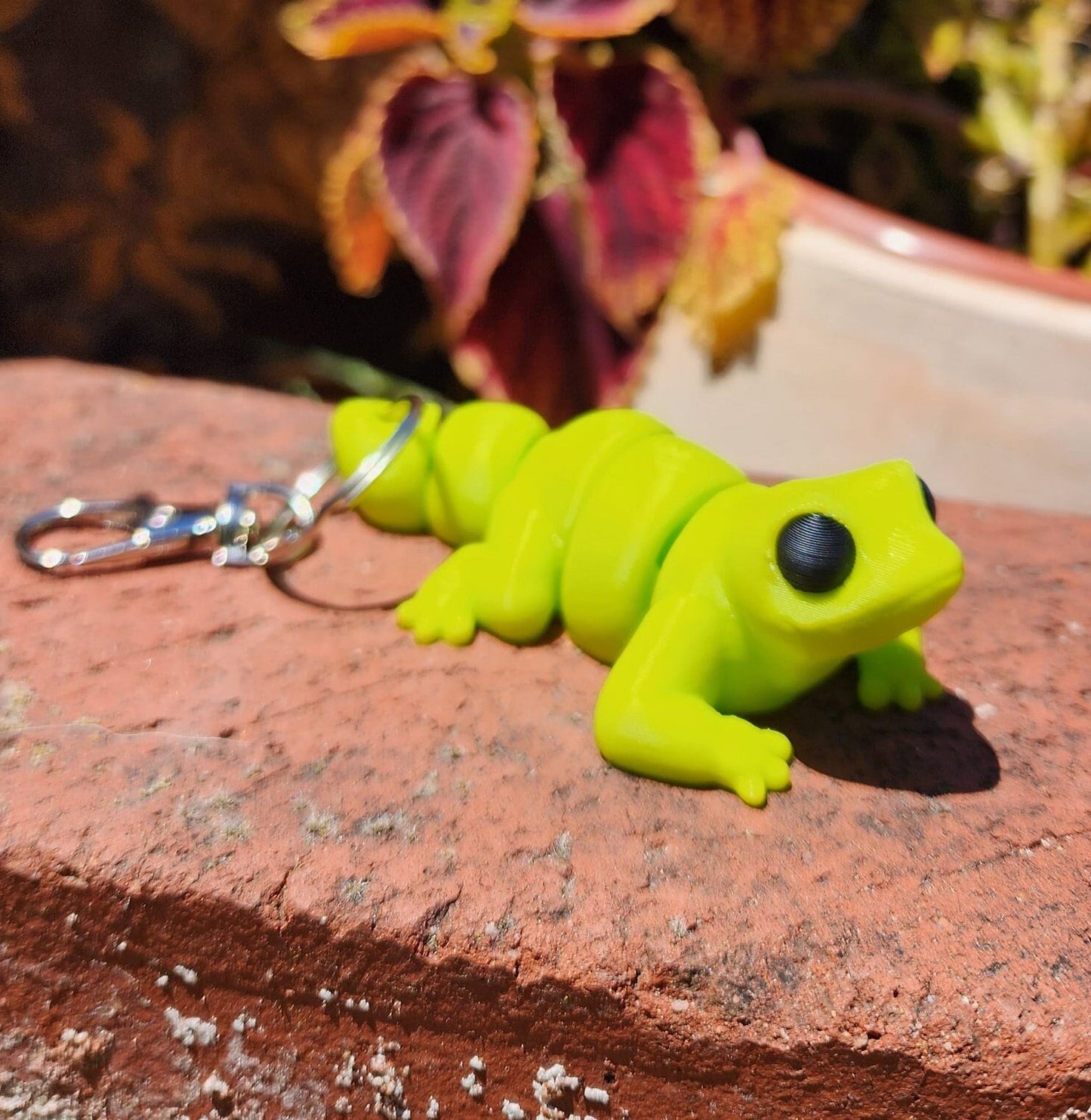 Baby Lizard Keychain 3 Pack - Articulated Fidget Toy