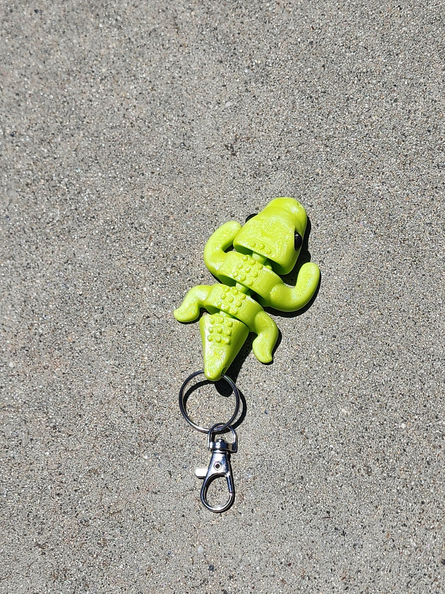 Cute Alligator Keychain 3 Pack - Articulated Keychain