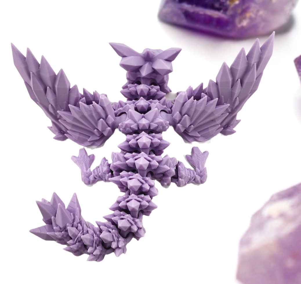 Baby Crystal Dragon - Articulated Fidget Toy